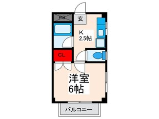 ヴィラ坂東の物件間取画像